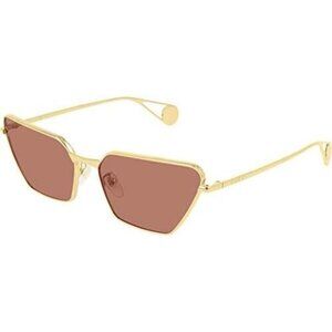 NEW Gucci GG0538S 002 Gold Red WOMENS Sunglasses /100%AUTHENTIC